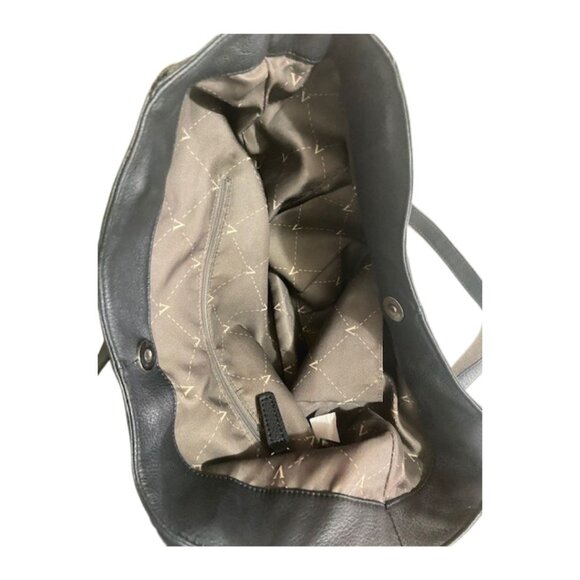 Vince Camuto - Dara, Hobo Style Bag, Genuine Black Leather Handbag, Light Weight - Picture 15 of 16